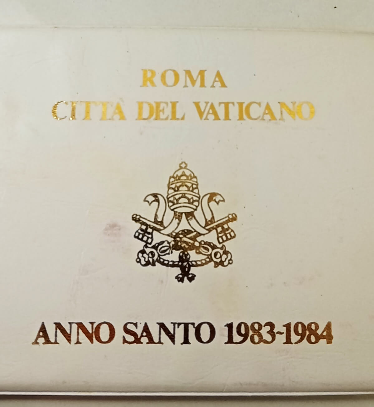 Vatican Complete Set of 5 Silver Coins - Anno Santo 1983-1984 - All Popes (1939-1983) in a Holy Year Coin Set