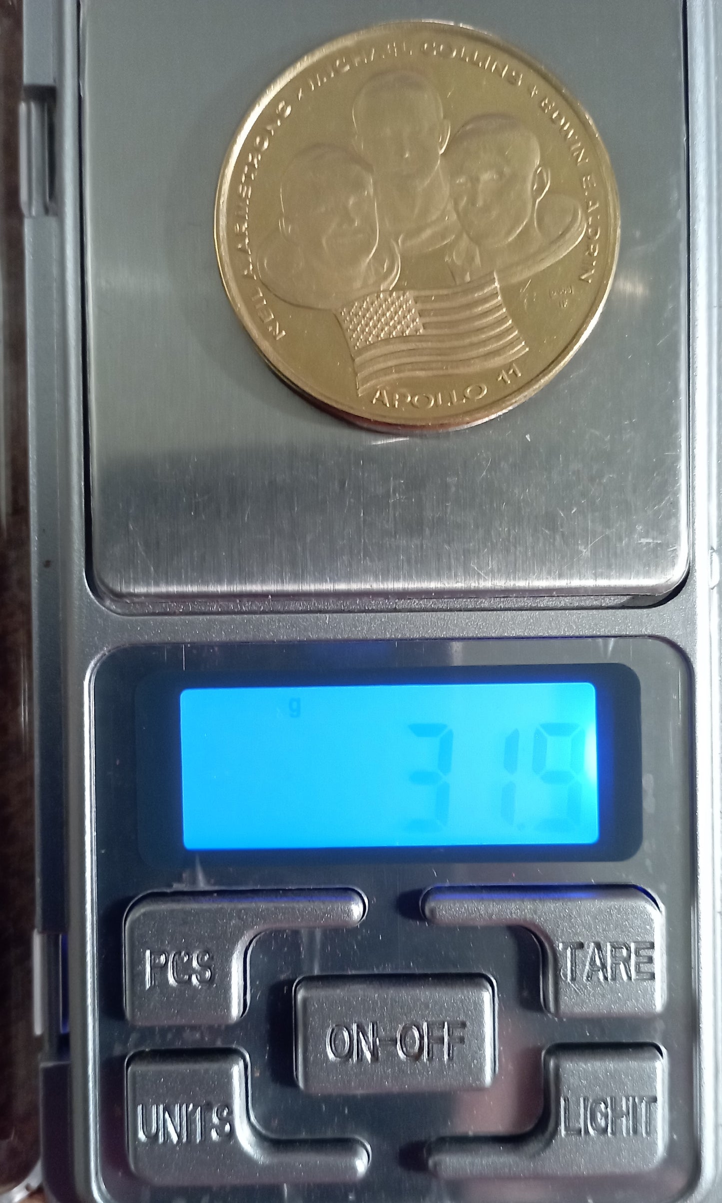 Apollo 11 Gold Medal from 1969