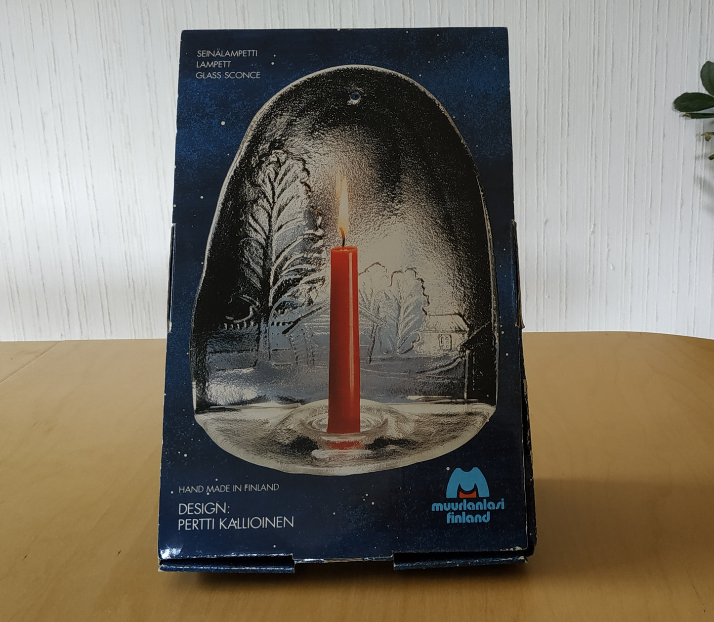 Handmade Glass Wall Sconce