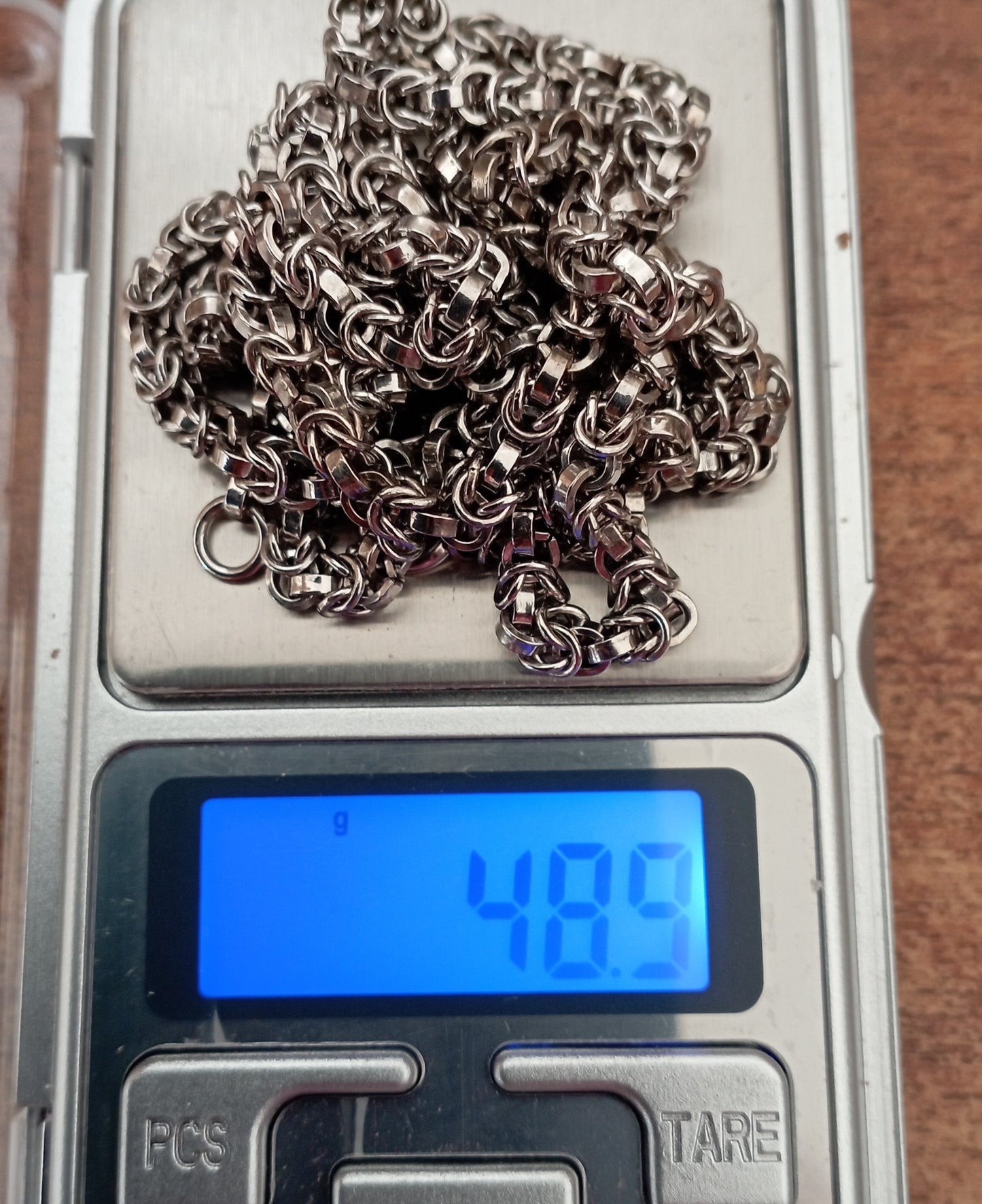 King Necklace 800 Silver Rhodium-plated - 82 cm (32 inch) long