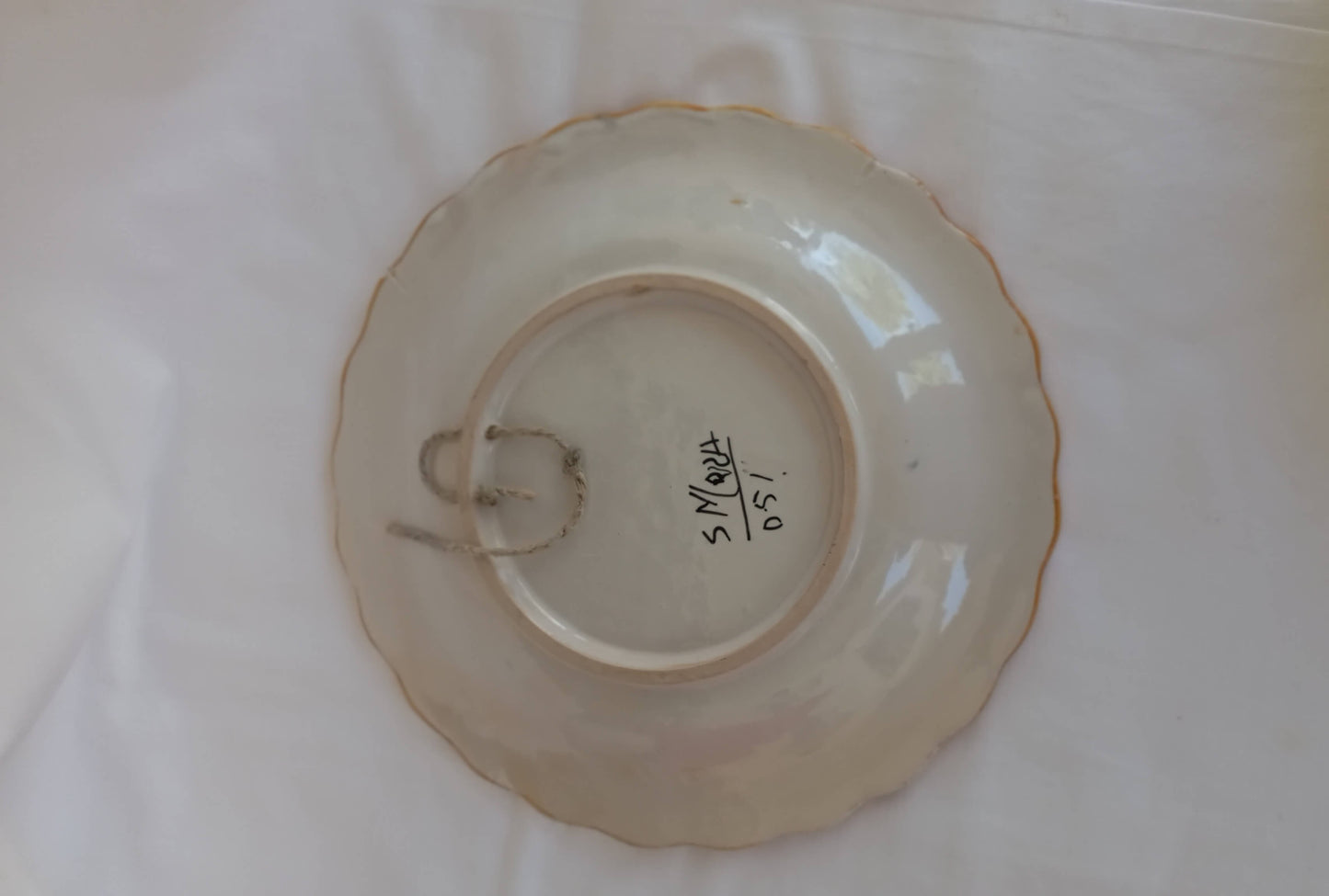 Vintage wall plate from Portugal 1960-70s completely Handmade. Rarity, Beautiful