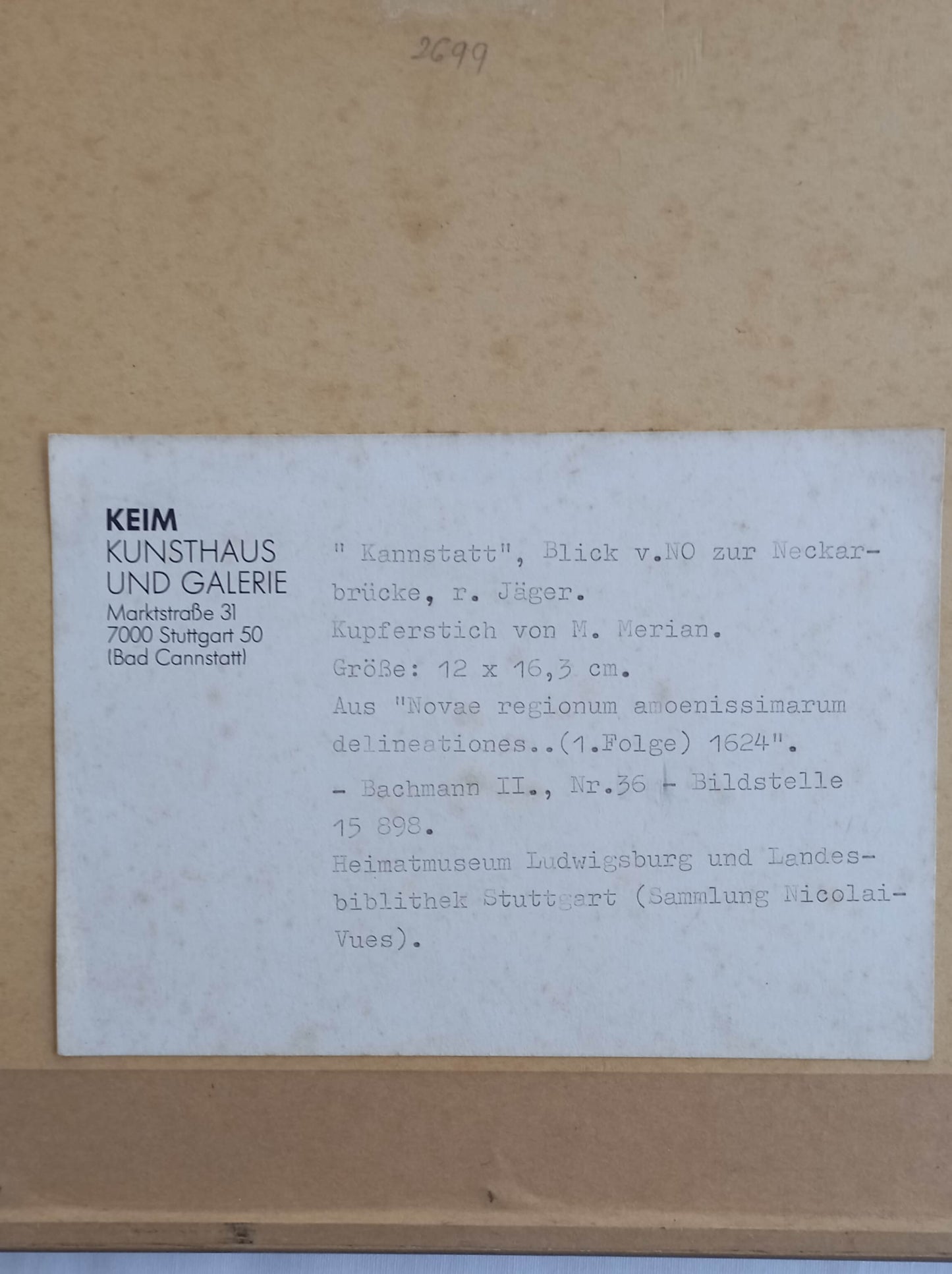 In Triplicem Furiam - Original Copperplate Engraving from 1624